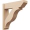 Ekena Millwork 8-in W x 30-in D x 30-in H Funston Slat Rough Cedar Woodgrain TimberThane Outlooker, Primed Tan OUTUR080X30X30FST24RCPR - alternate 1